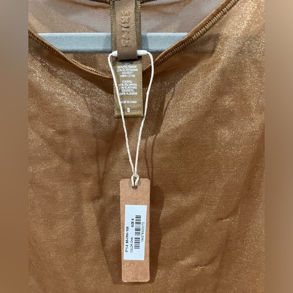 SKIMS Glissenette Bodysuit top in Chai - Picture 3 of 5